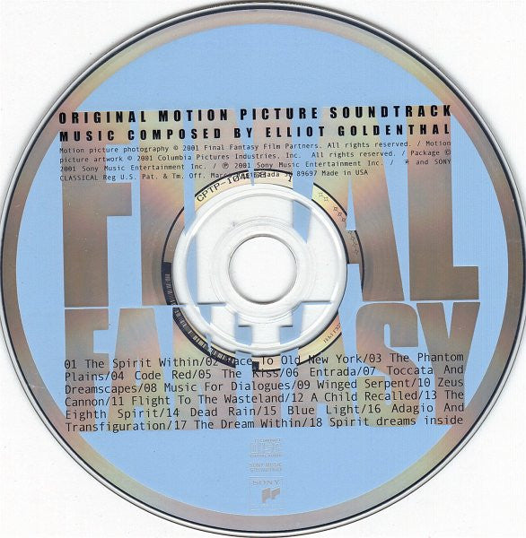 Elliot Goldenthal : Final Fantasy: The Spirits Within (Original Motion Picture Soundtrack) (CD, Album, Enh)
