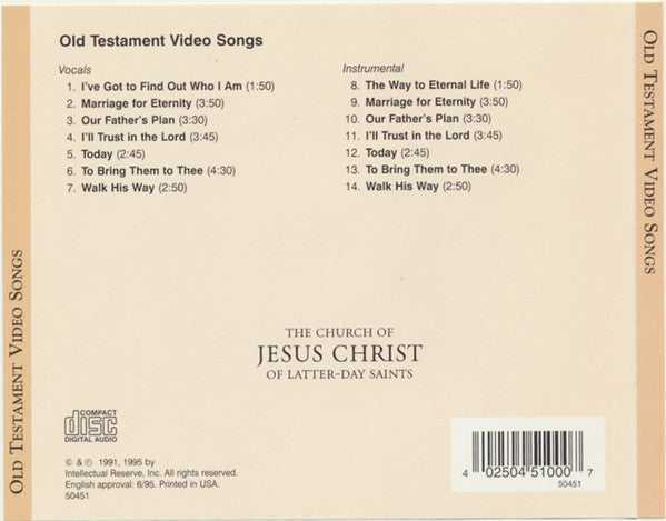 Various : Old Testament Video Songs (CD, Album)