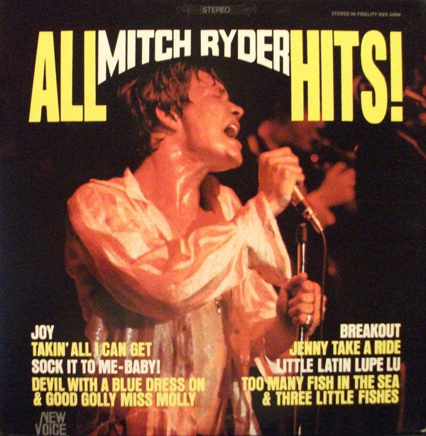 Mitch Ryder - All Mitch Ryder Hits! (LP) (G+) - Endless Media