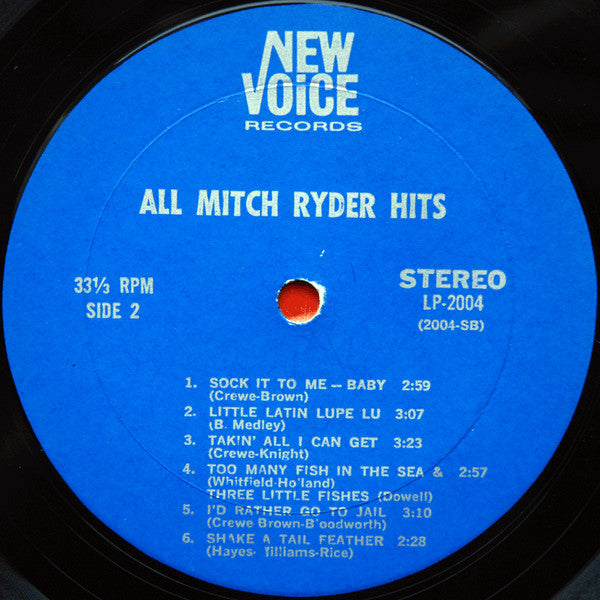 Mitch Ryder - All Mitch Ryder Hits! (LP) (G+) - Endless Media