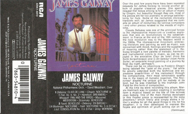 James Galway : Nocturne (Cass, Album)
