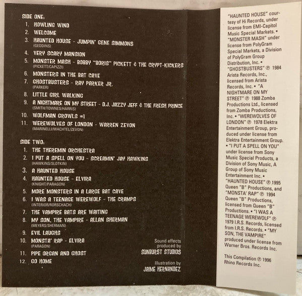 Various : Haunted Hits: An Hour Of Scary Songs & Sounds (Cass, Comp)