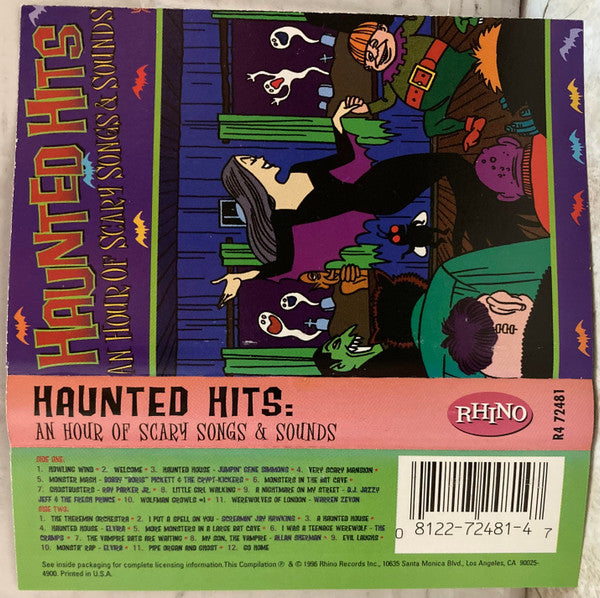 Various : Haunted Hits: An Hour Of Scary Songs & Sounds (Cass, Comp)