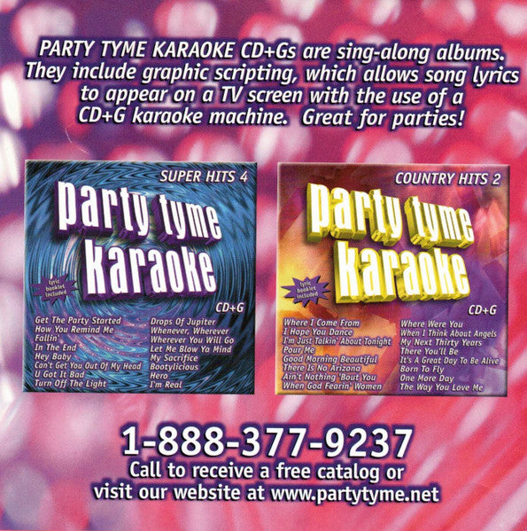 Unknown Artist : Party Tyme Karaoke - Oldies 1 (CD, Album)