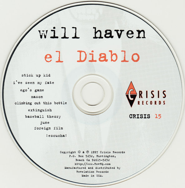 Will Haven : El Diablo (CD, Album)