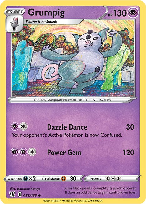 Grumpig [SWSH05 - 056/163] Pokemon Trading Card