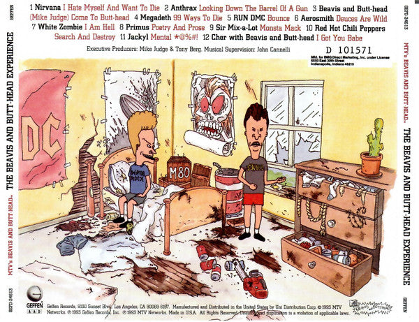 Various : The Beavis And Butt-Head Experience (CD, Album, Comp, Club)