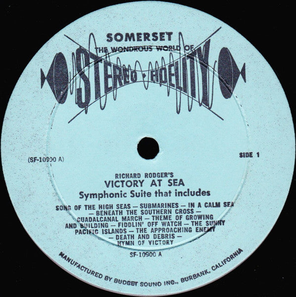 Richard Rodgers, Robert Russell Bennett, London Philharmonic Orchestra, Reinhard Linz : Highlights From Victory At Sea / The Armed Forces Symphony (LP, Album)