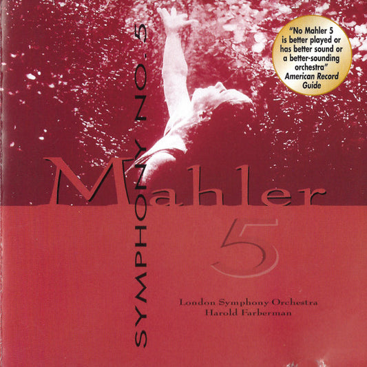 Gustav Mahler, London Symphony Orchestra, Harold Farberman : Symphony No. 5 (CD, Album)