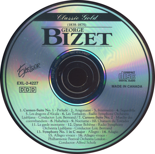 Georges Bizet : Carmen-Suite No. 1 / Carmen-Suite No. 2 / Symphony No. 1 In C Major (CD, Comp)