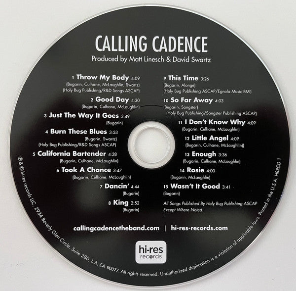 Calling Cadence : Calling Cadence (CD, Album)