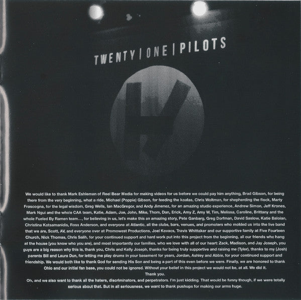Twenty One Pilots : Vessel (CD, Album)