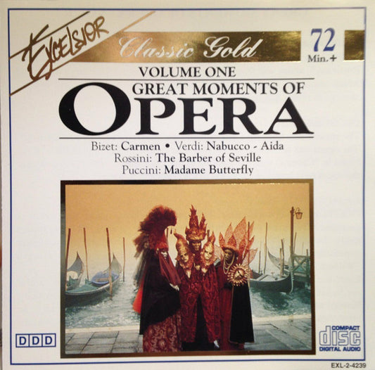 Various : Great Moments Of Opera - Volume One (CD, Comp)