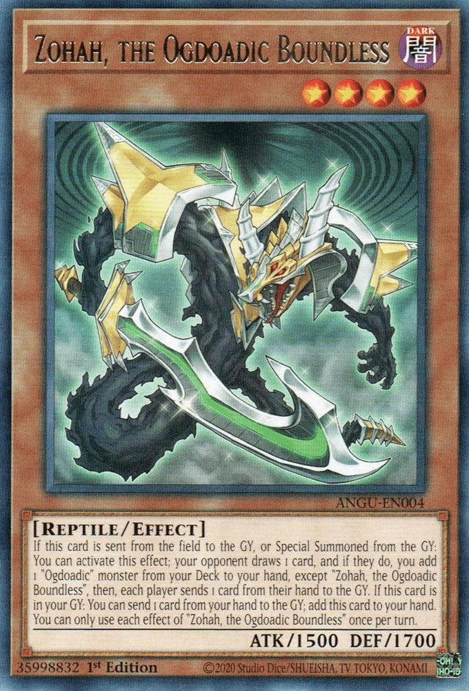 Zohah, the Ogdoadic Boundless [ANGU - ANGU-EN004] Yu-Gi-Oh Trading Card