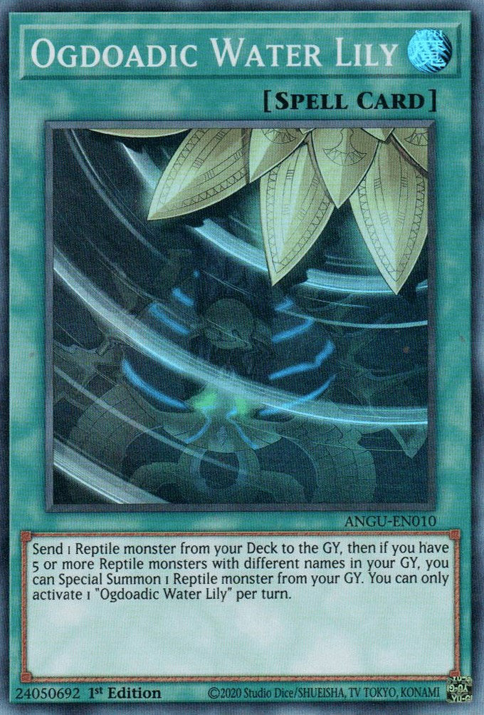 Ogdoadic Water Lily [ANGU - ANGU-EN010] Yu-Gi-Oh Trading Card