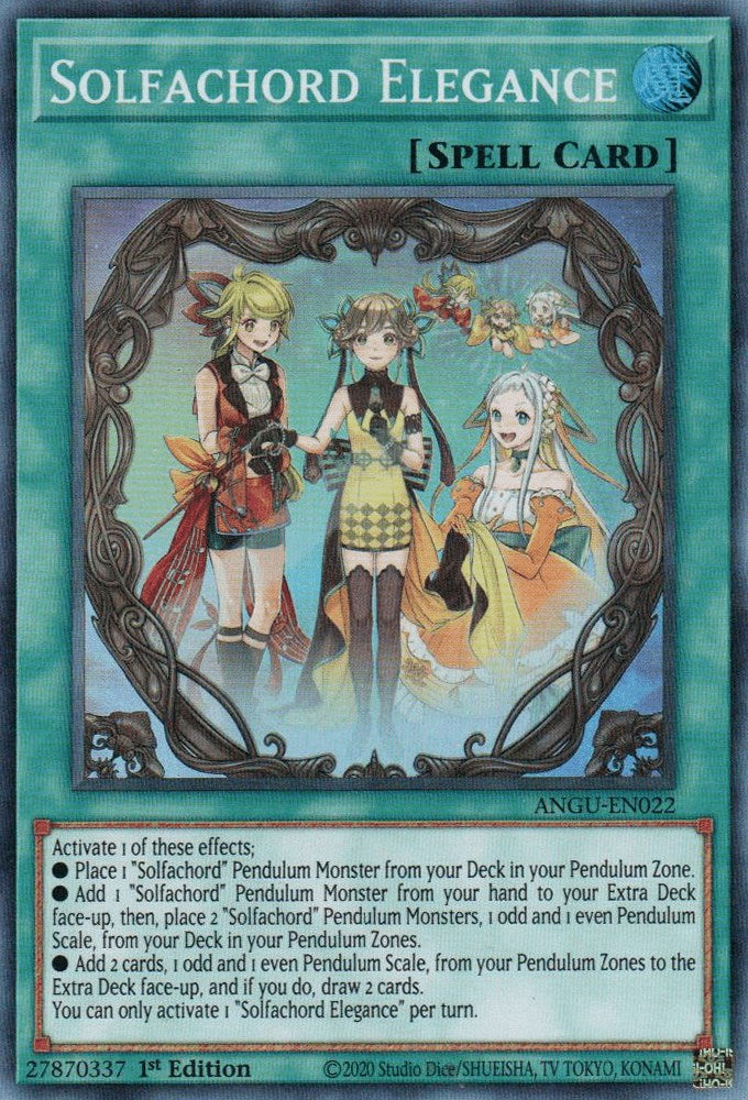 Solfachord Elegance [ANGU - ANGU-EN022] Yu-Gi-Oh Trading Card