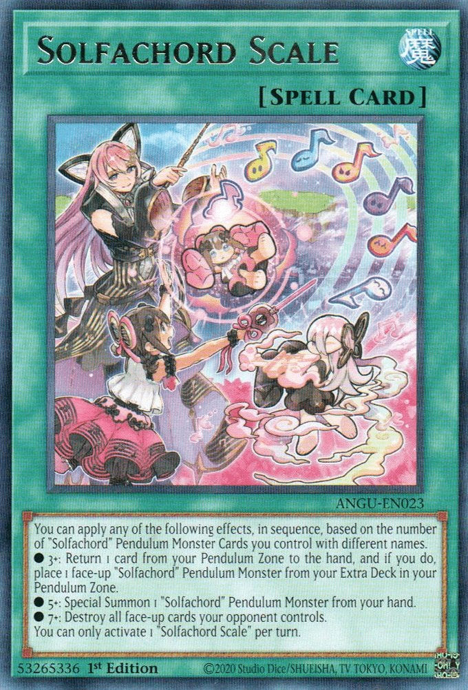 Solfachord Scale [ANGU - ANGU-EN023] Yu-Gi-Oh Trading Card