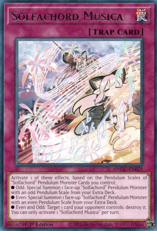 Solfachord Musica [ANGU - ANGU-EN025] Yu-Gi-Oh Trading Card