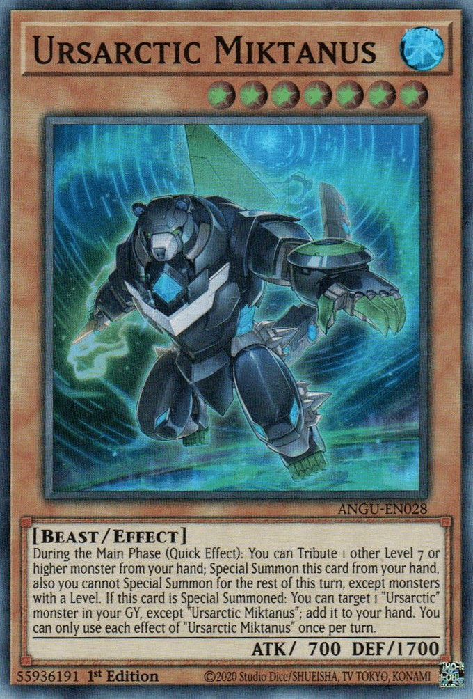 Ursarctic Miktanus [ANGU - ANGU-EN028] Yu-Gi-Oh Trading Card