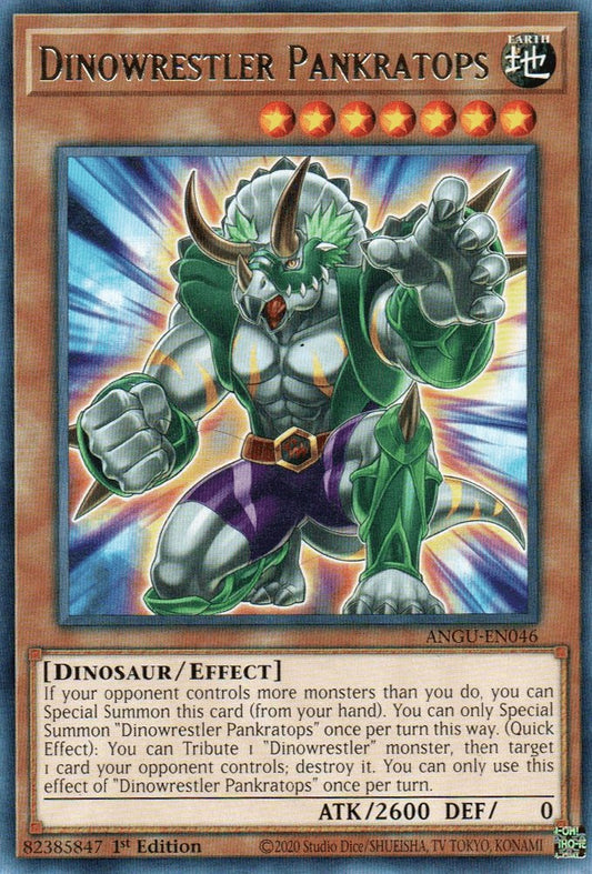 Dinowrestler Pankratops [ANGU - ANGU-EN046] Yu-Gi-Oh Trading Card