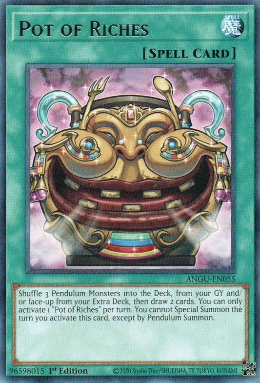 Pot of Riches [ANGU - ANGU-EN055] Yu-Gi-Oh Trading Card