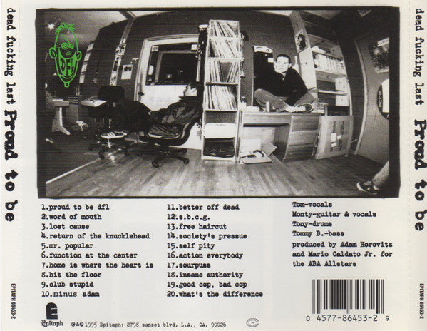 Dead Fucking Last : Proud To Be (CD, Album)