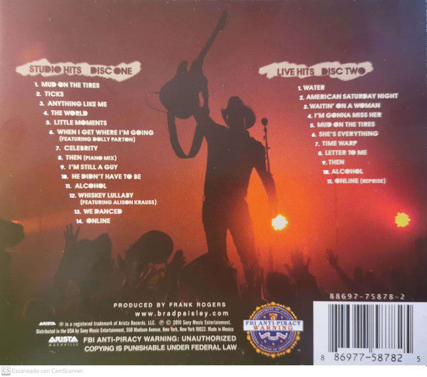 Brad Paisley : Hits Alive (CD, Comp + CD, Album)