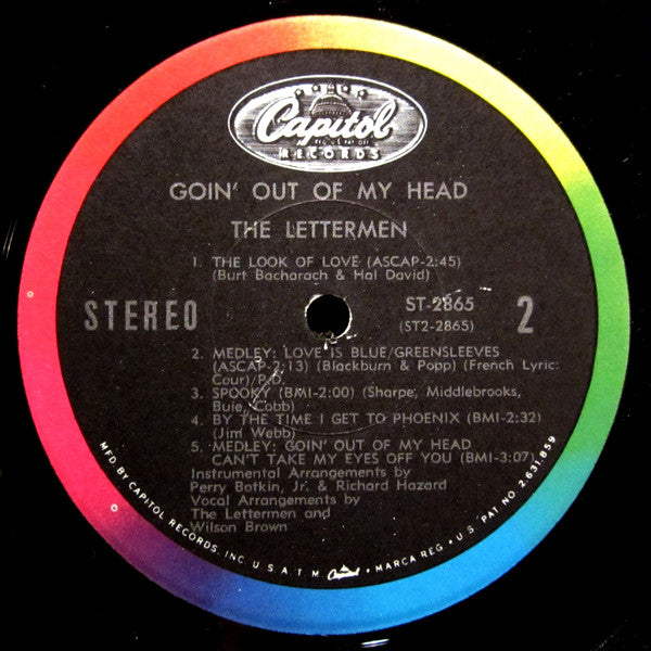 The Lettermen : Goin' Out Of My Head (LP, Album, Los)