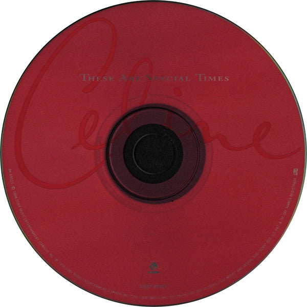 Céline Dion : These Are Special Times (CD, Album, Son)