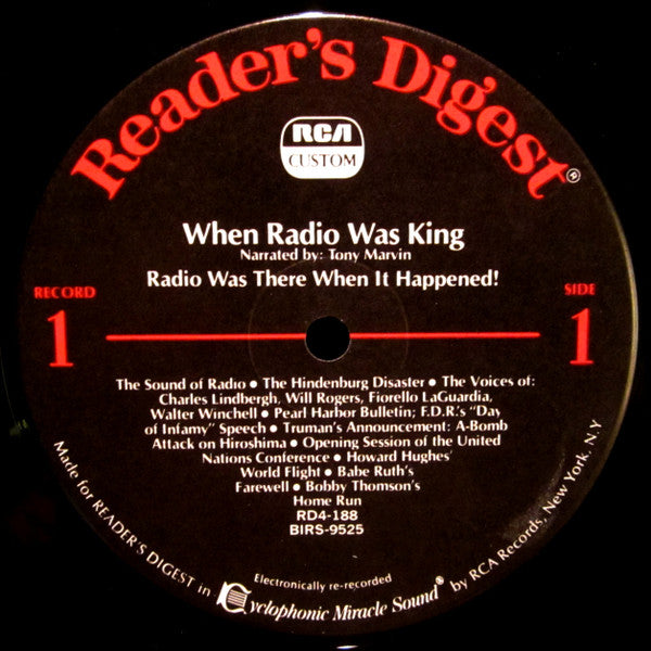 No Artist - When Radio Was King (LP) (VG+) - Endless Media