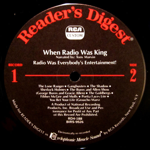 No Artist - When Radio Was King (LP) (VG+) - Endless Media