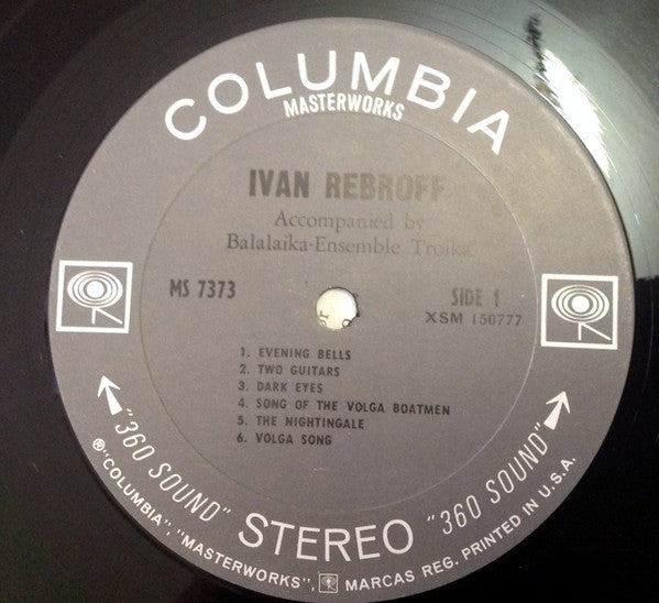 Ivan Rebroff, Balalaika Ensemble Troika : Ivan Rebroff  Accompanied By Balalaika Ensemble Troika (LP, Album, 1st)