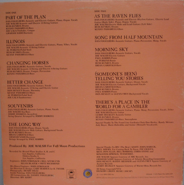 Dan Fogelberg : Souvenirs (LP, Album, RE, Ora)