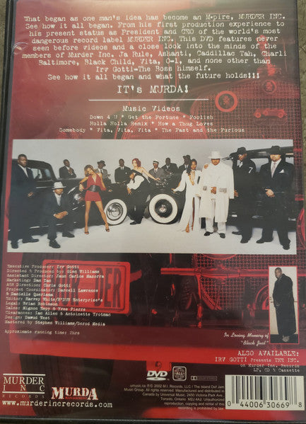 Irv Gotti Presents The Inc : Irv Gotti Presents The Inc (The DVD) (DVD, NTSC)