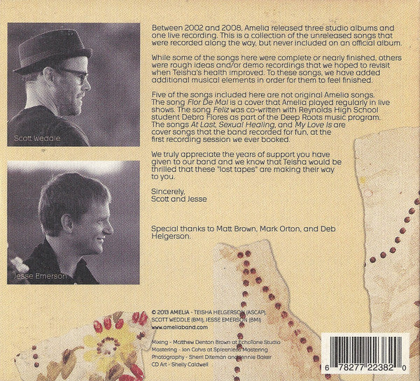 Amelia : Lost Tapes (CD, Comp)