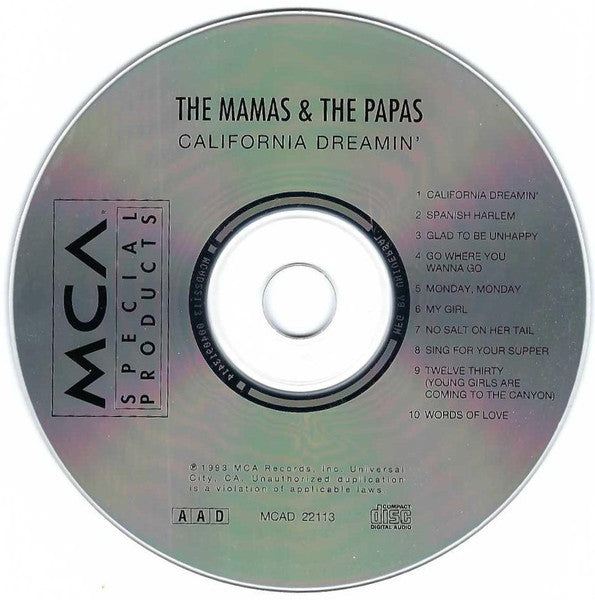 The Mamas & The Papas : California Dreamin' (CD, Comp, RE)