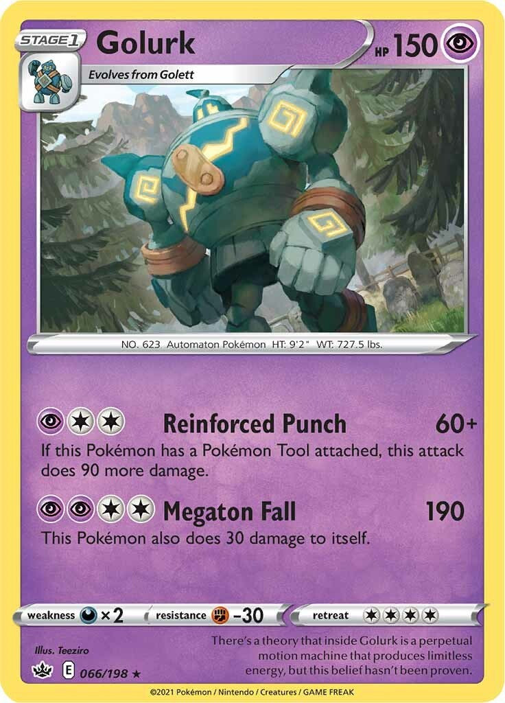 Golurk [SWSH06 - 066/198] Pokemon Trading Card