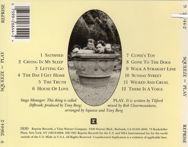 Squeeze (2) : Play (CD, Album)
