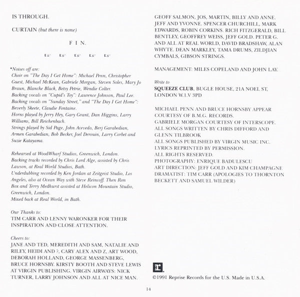 Squeeze (2) : Play (CD, Album)