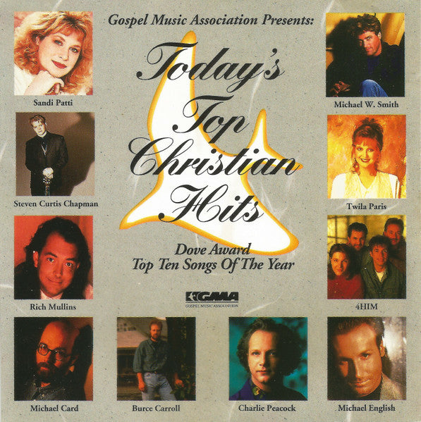 Various : Today's Top Christian Hits (CD, Comp, DAD)