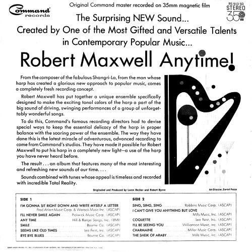 Robert Maxwell : Anytime! (LP, Album)