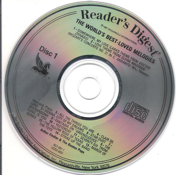 Arthur Fiedler & Boston Pops Orchestra : The World's Best-Loved Melodies (2xCD, Comp)