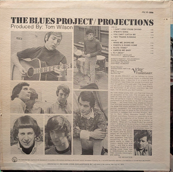 The Blues Project : Projections (LP, Album, MGM)