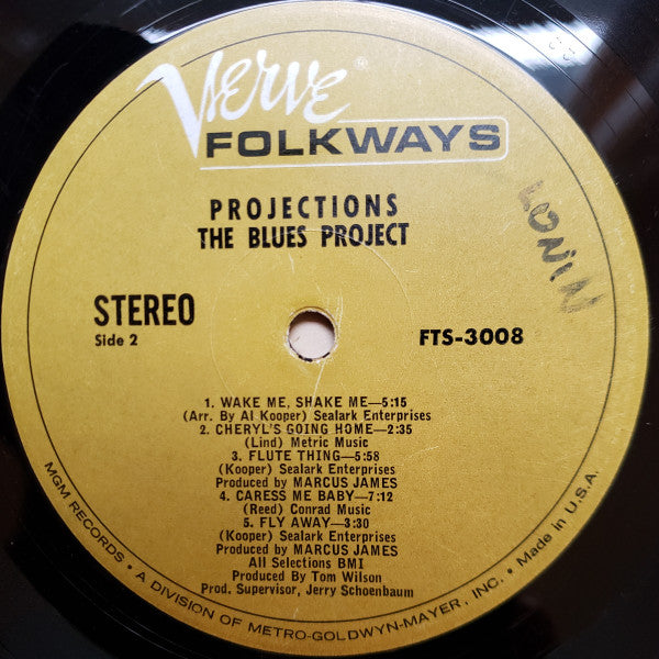 The Blues Project : Projections (LP, Album, MGM)