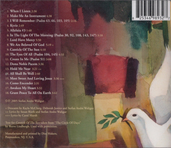 Stefan Andre Waligur : Blessed Are The Peacemakers (CD, Album)