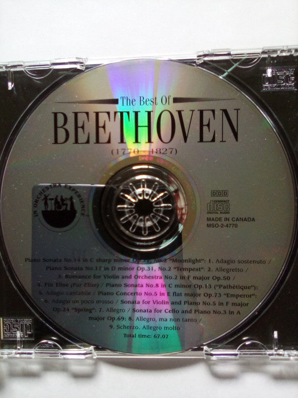 Ludwig van Beethoven : The Best Of Beethoven (1770 - 1827) (CD, Comp, RP)