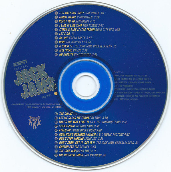 Various : ESPN Presents Jock Jams Volume 3 (CD, Comp)
