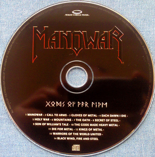 Manowar : Gods Of War Live (CD + CD, Enh + Album, Dig)
