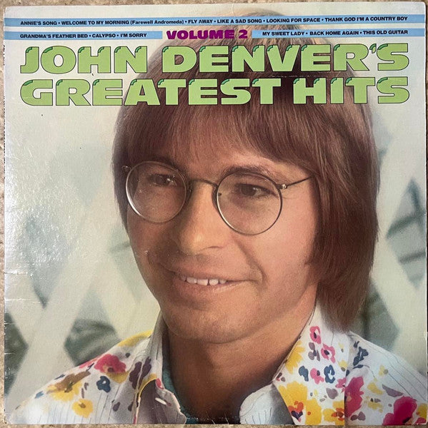 John Denver : John Denver's Greatest Hits, Volume 2 (LP, Comp)