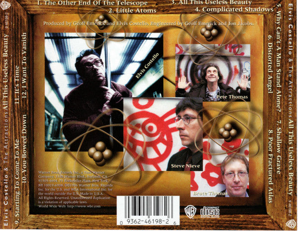 Elvis Costello & The Attractions : All This Useless Beauty (CD, Album, SRC)